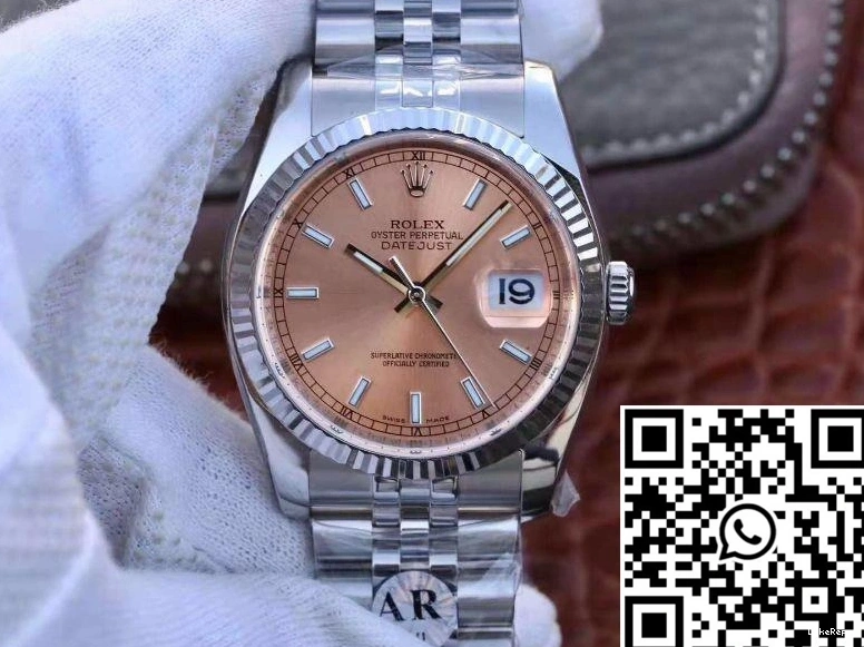 Datejust Factory Rolex Champagne 36mm AR Dial 116234-0090 0712